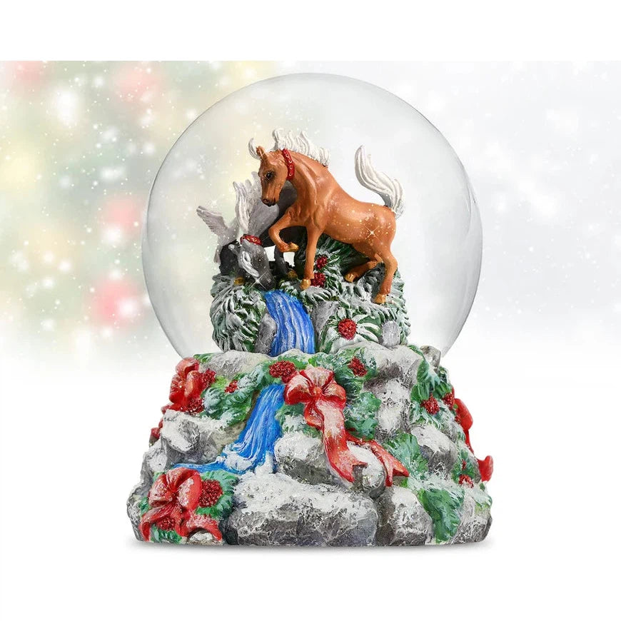 Breyer 2024 Winter Woodland Musical Snow Globe