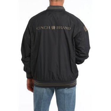 Cinch Men's Vintage Nylon Pullover Wind Shirt - Charcoal