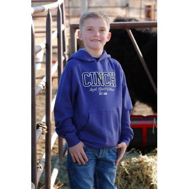 Cinch Boy's Lead Don't Follow Pullover Hoodie - Purple