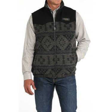 Cinch Men's CC Wooly Vest - Navy