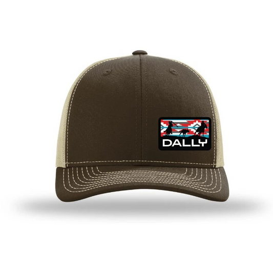 Dally Up Caps Dally Embroidered Ropin Patch with Logo-Multiple Colors
