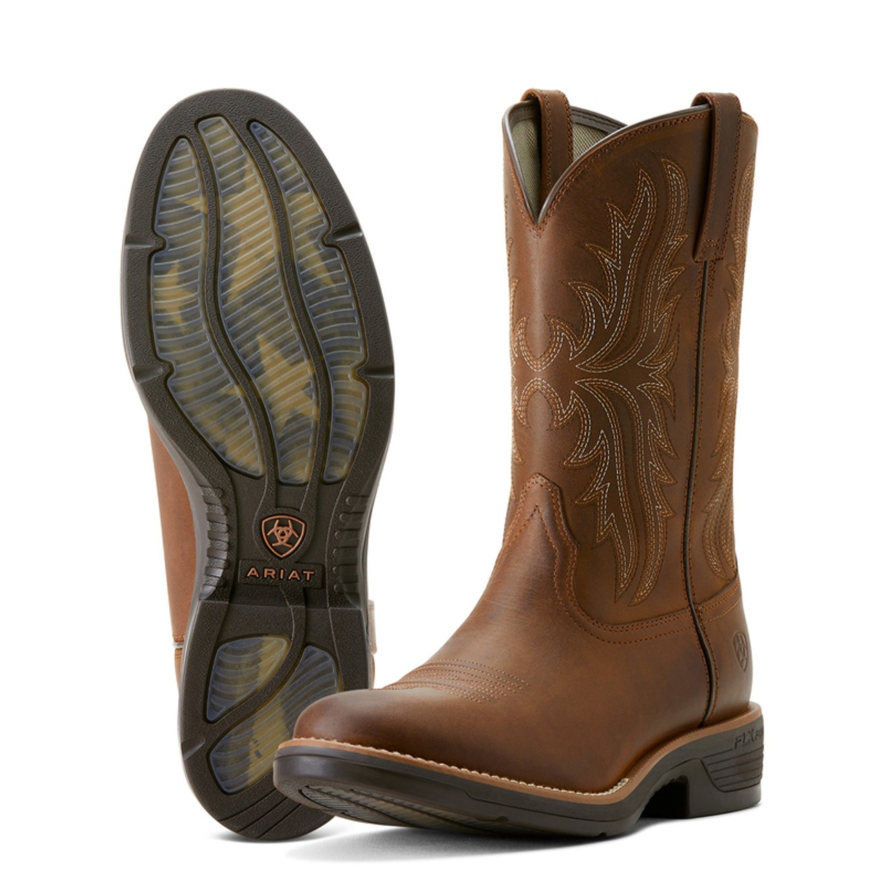 Ariat Men's Ridgeback Cowboy Boots - Distressed Tan