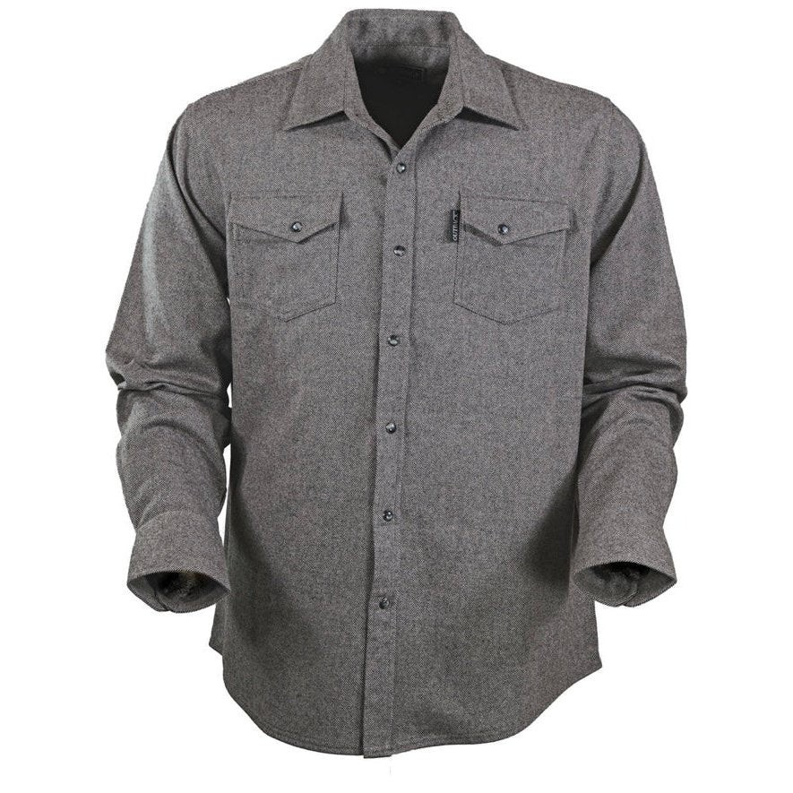Outback Declan Men's Shirt Jacket - Charcoal Black