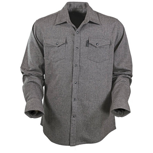 Outback Declan Men's Shirt Jacket - Charcoal Black