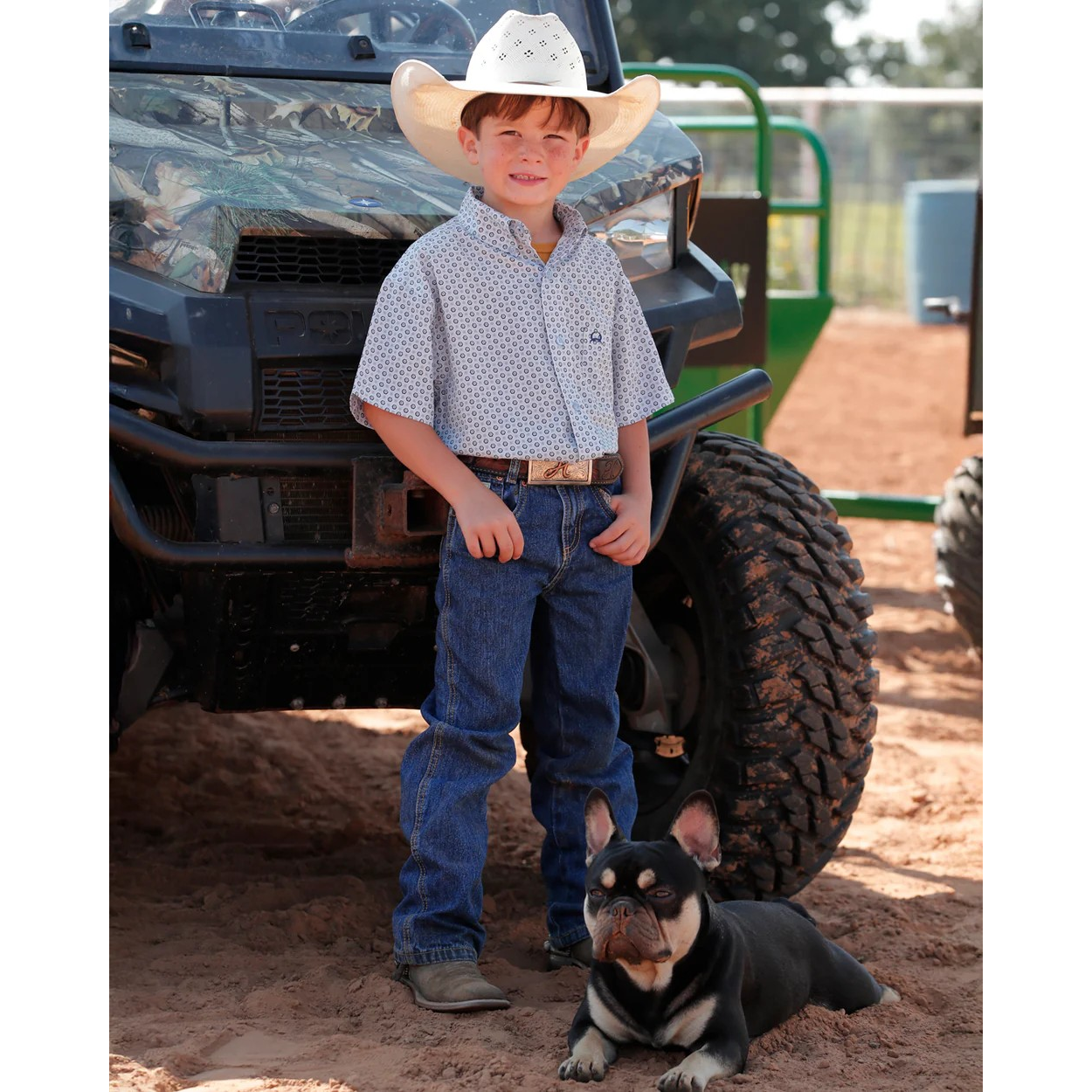 Cinch Original Slim Fit Boy's Jeans - Medium Stonewash - Irvine Tack & Western Wear