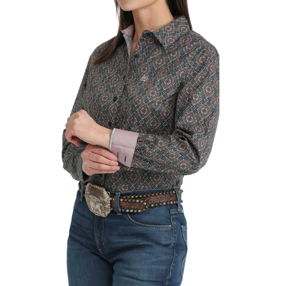 Cruel Women's Long Sleeve Print Top - Multicolour