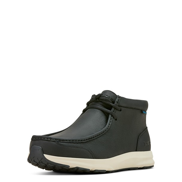 Ariat Men's Spitfire Waterproof Shoe- Satin Black - Irvine Tack & Western Wear
