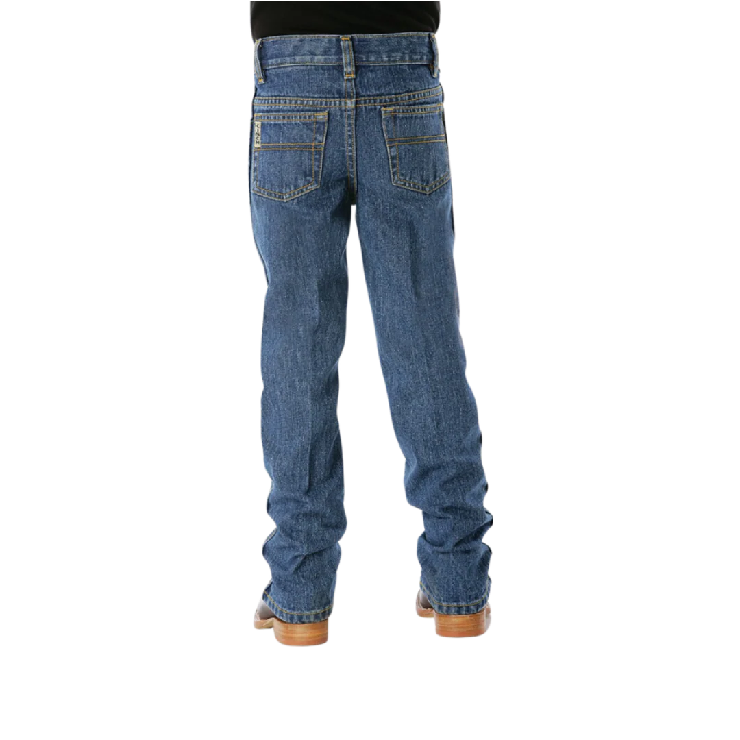 Cinch Boy's Original Fit Slim Jeans -  Medium Stonewash
