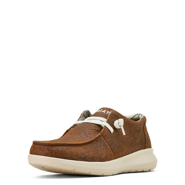Ariat Men's Hilo Shoe - Mahogany Blanket Emboss