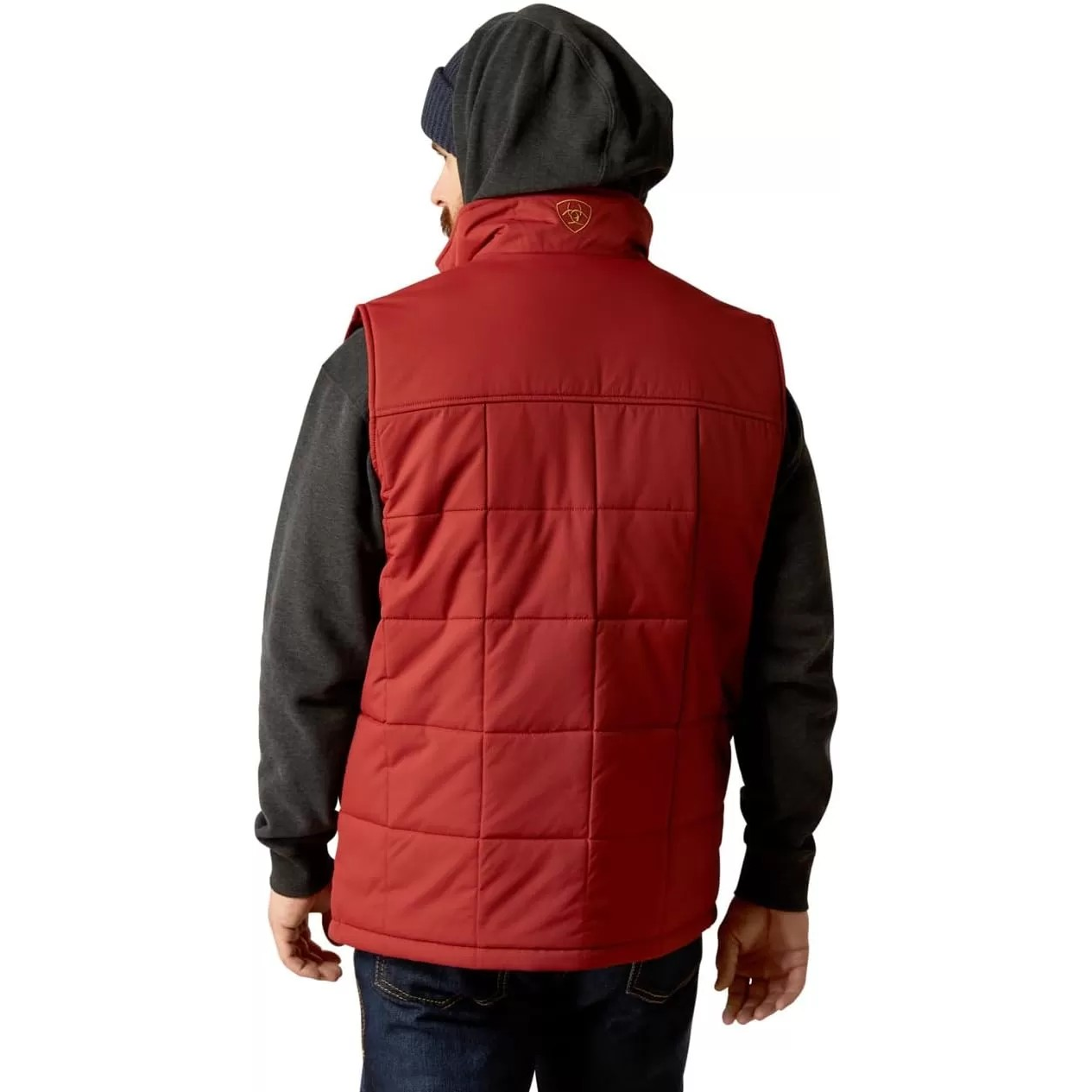 Ariat Men's Crius Insulated Vest - Rosewood