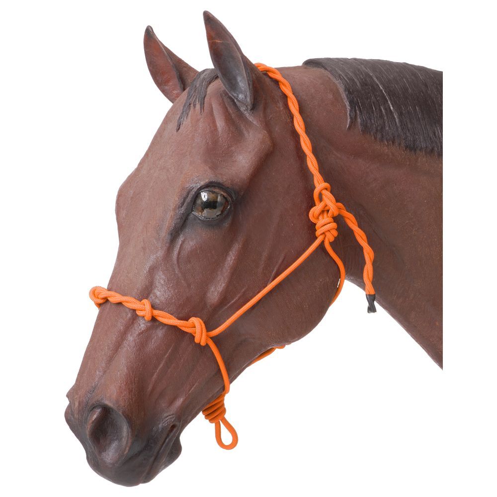 Tough 1 Knotted Rope Halter w/Twisted Crown