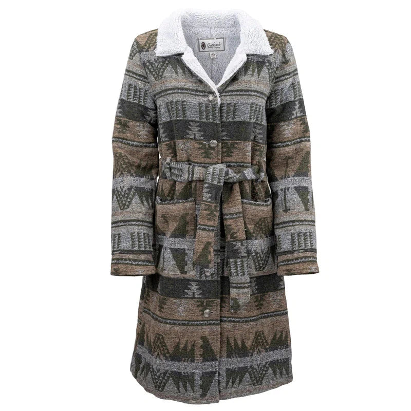 Outback Trading Women's Charlotte Duster Jacket - Grey