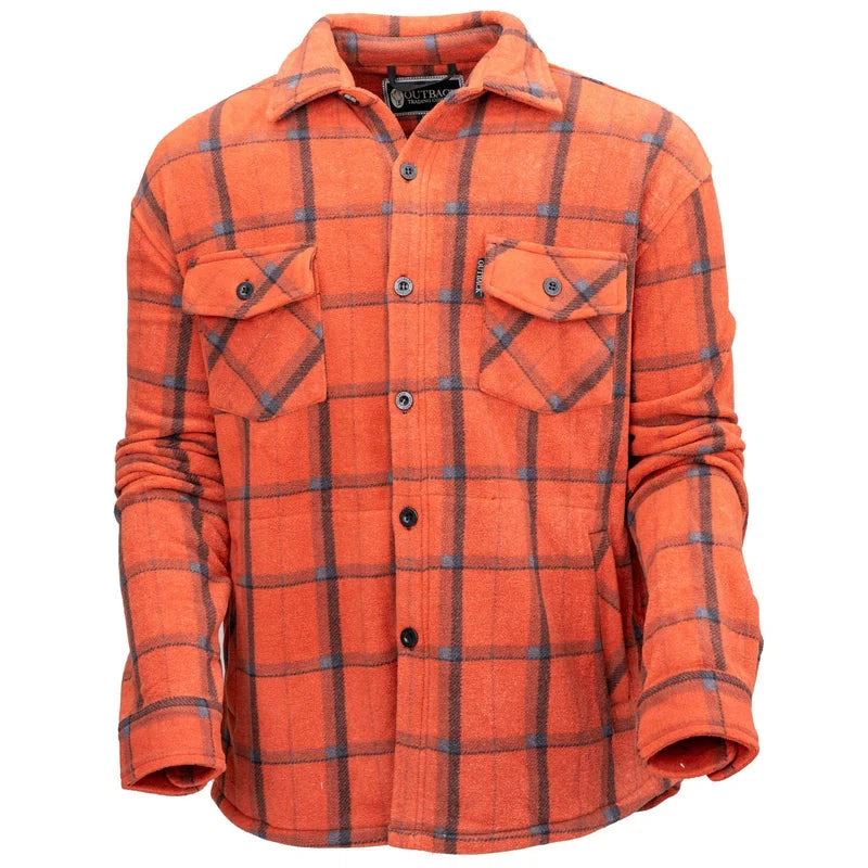 Outback Men's Chad Fleece Plaid Big Shirt-
