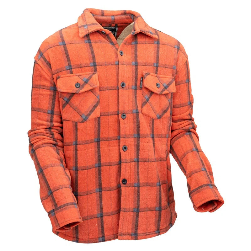 Outback Men's Chad Fleece Plaid Big Shirt-
