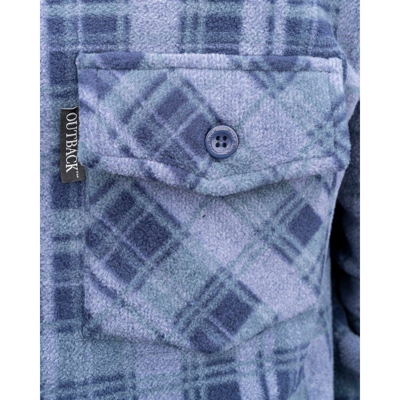 Outback Men's Chad Fleece Plaid Big Shirt-