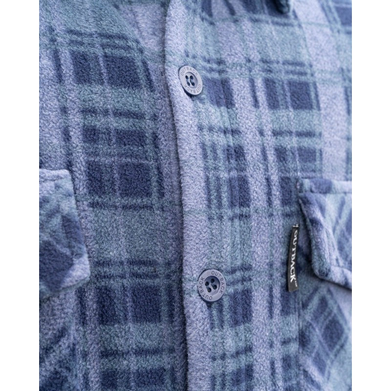 Outback Men's Chad Fleece Plaid Big Shirt-