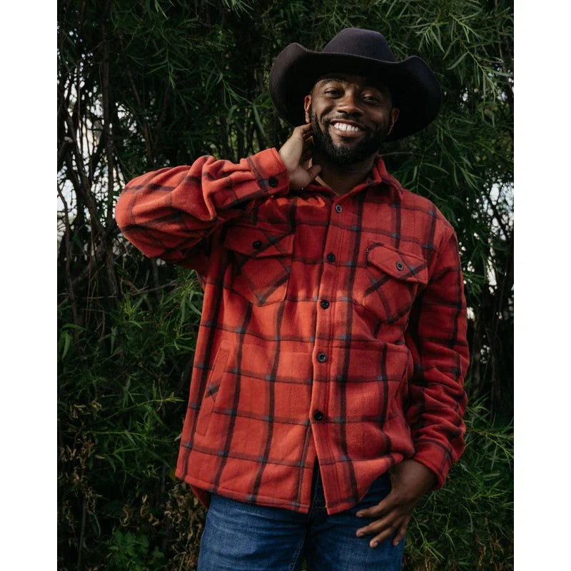 Outback Men's Chad Fleece Plaid Big Shirt-