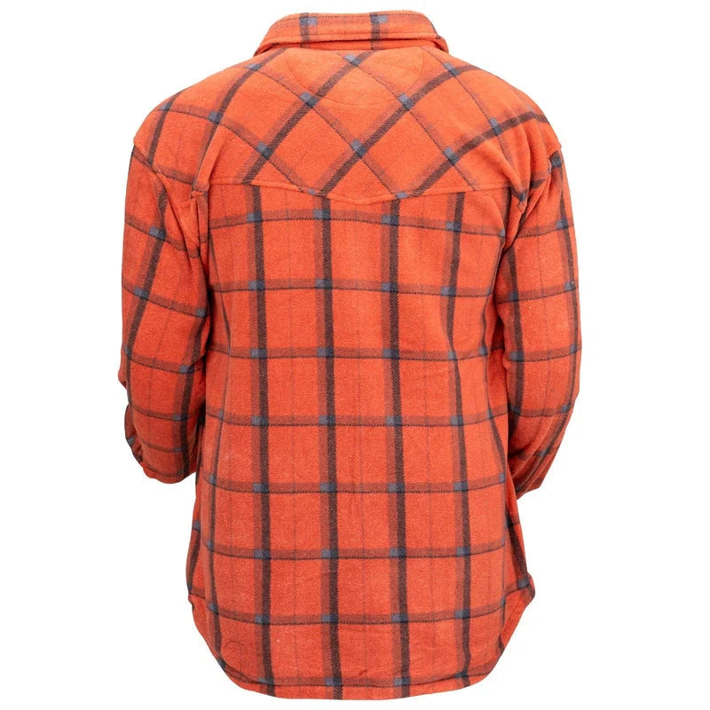 Outback Men's Chad Fleece Plaid Big Shirt-