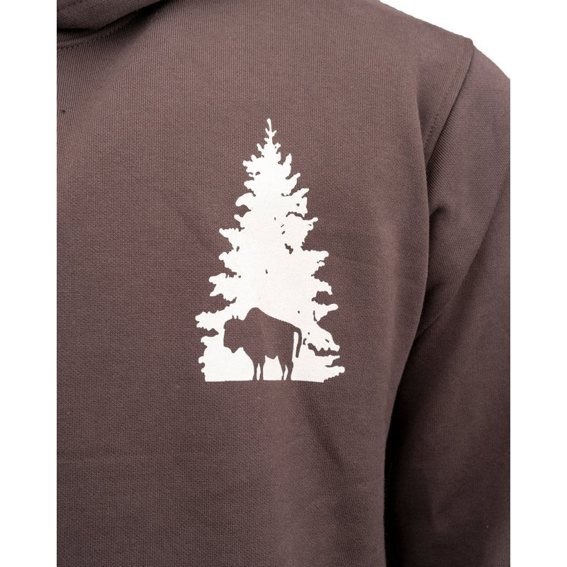 Outback Men's Wayne Long Sleeve Hoodie- Brown