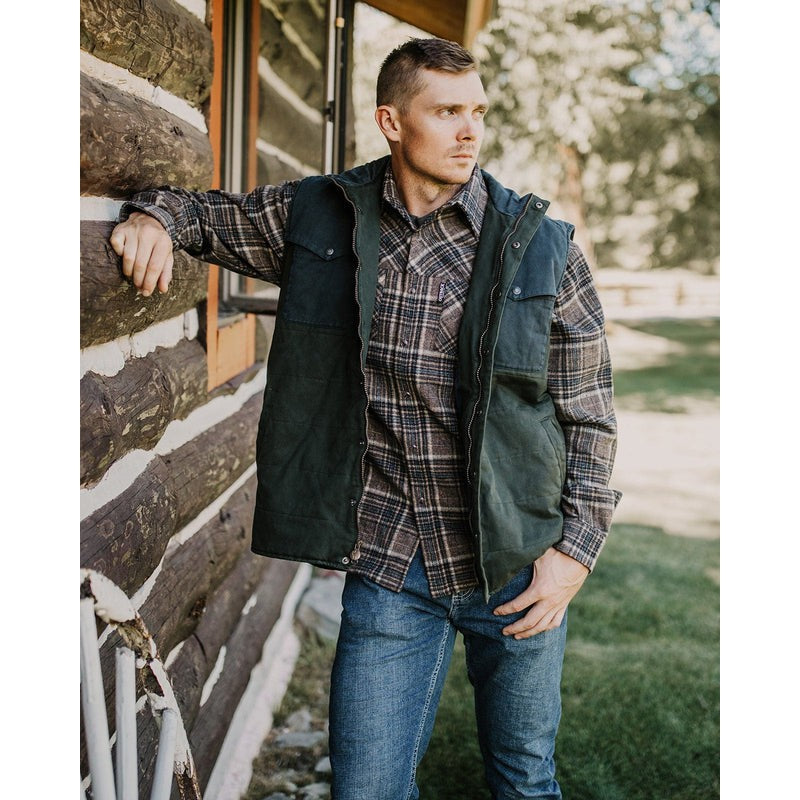 Outback Men's Greyson Long Sleeve Shirt - Brown