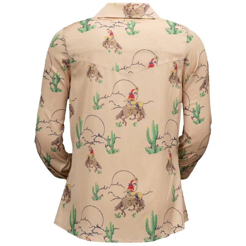 Outback Women's Long Sleeve Piper  Shirt- Tan