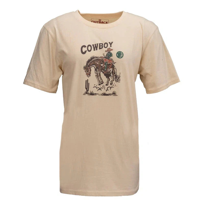 Outback Women's Danielle Short Sleeve Tee Shirt - Tan