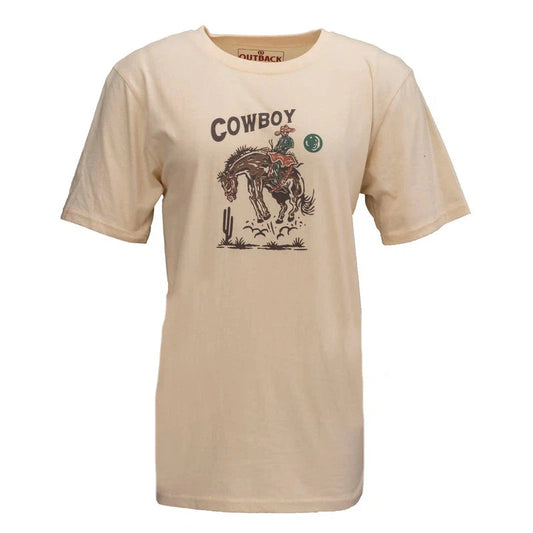 Outback Women's Danielle Short Sleeve Tee Shirt - Tan