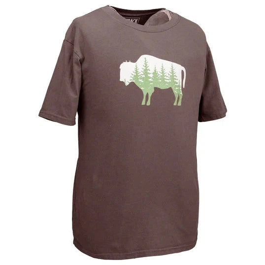Outback Men's Trevor Comfy Graphic Short Sleeve T-Shirt - Brown