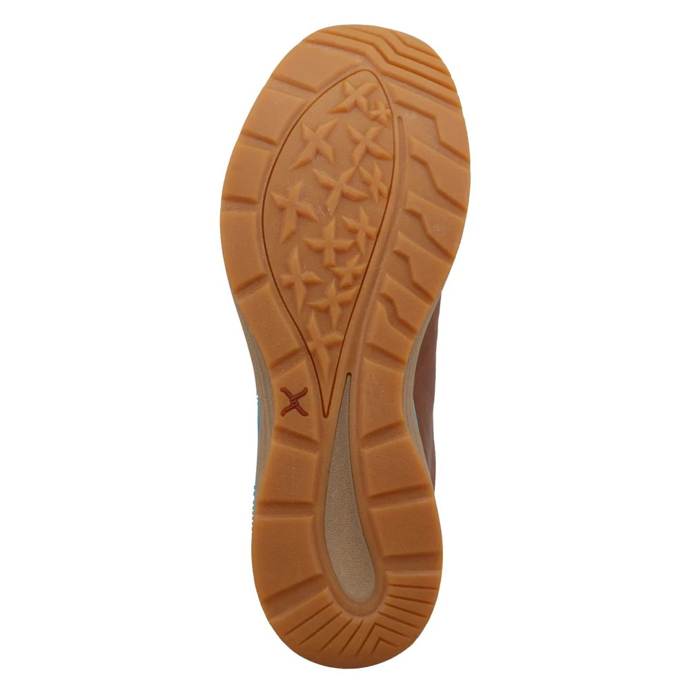 Twisted X Men's Cellstretch Active Slip on Shoe- Glazed Ginger
