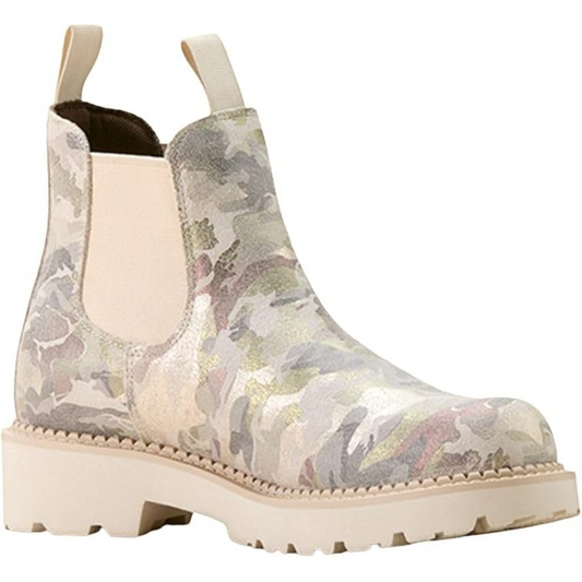 Ariat Women's Fatbaby Chelsea Western Boot - Pearlized Camo