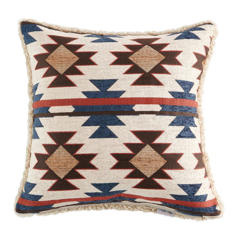 Hi End Accents Mariella Chenille Teddy Backed Pillow