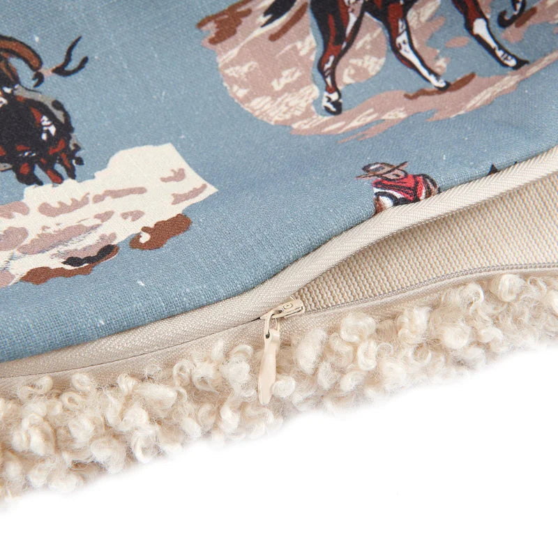 HiEnd Accents Stettler Teddy Backed Pillow-