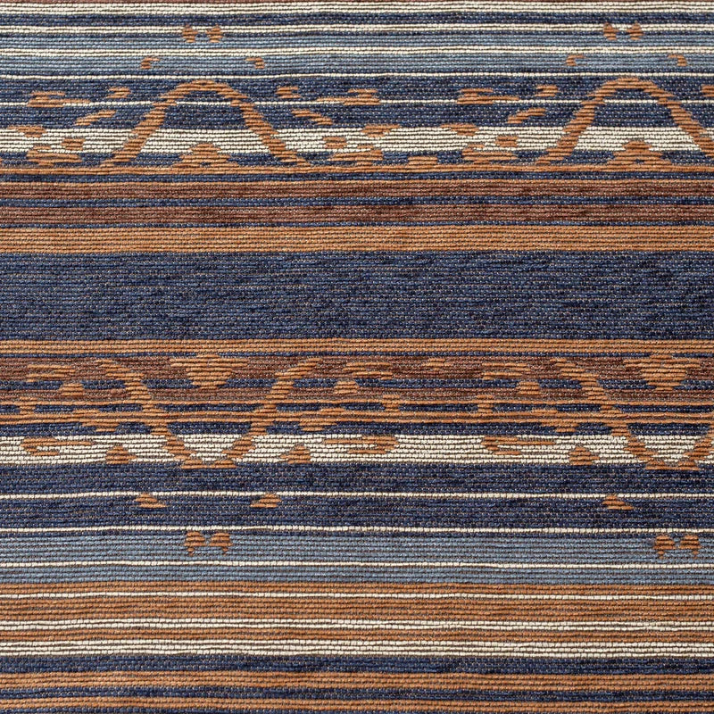 Hi End Estes Chenille Throw - Blue