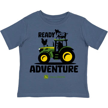 John Deere Toddler Adventure Tee Shirt - Indigo