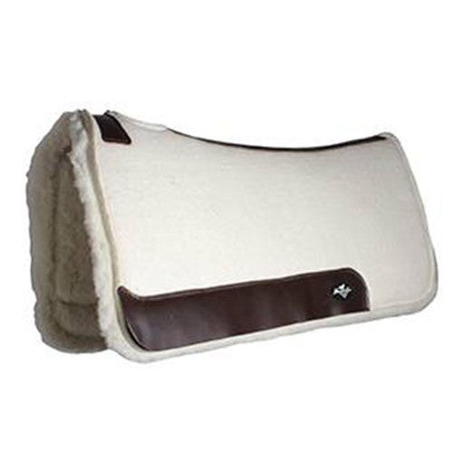 Professional's Choice 28x30 Steam Pressed Comfort-Fit Felt Saddle Pad w/Fleece