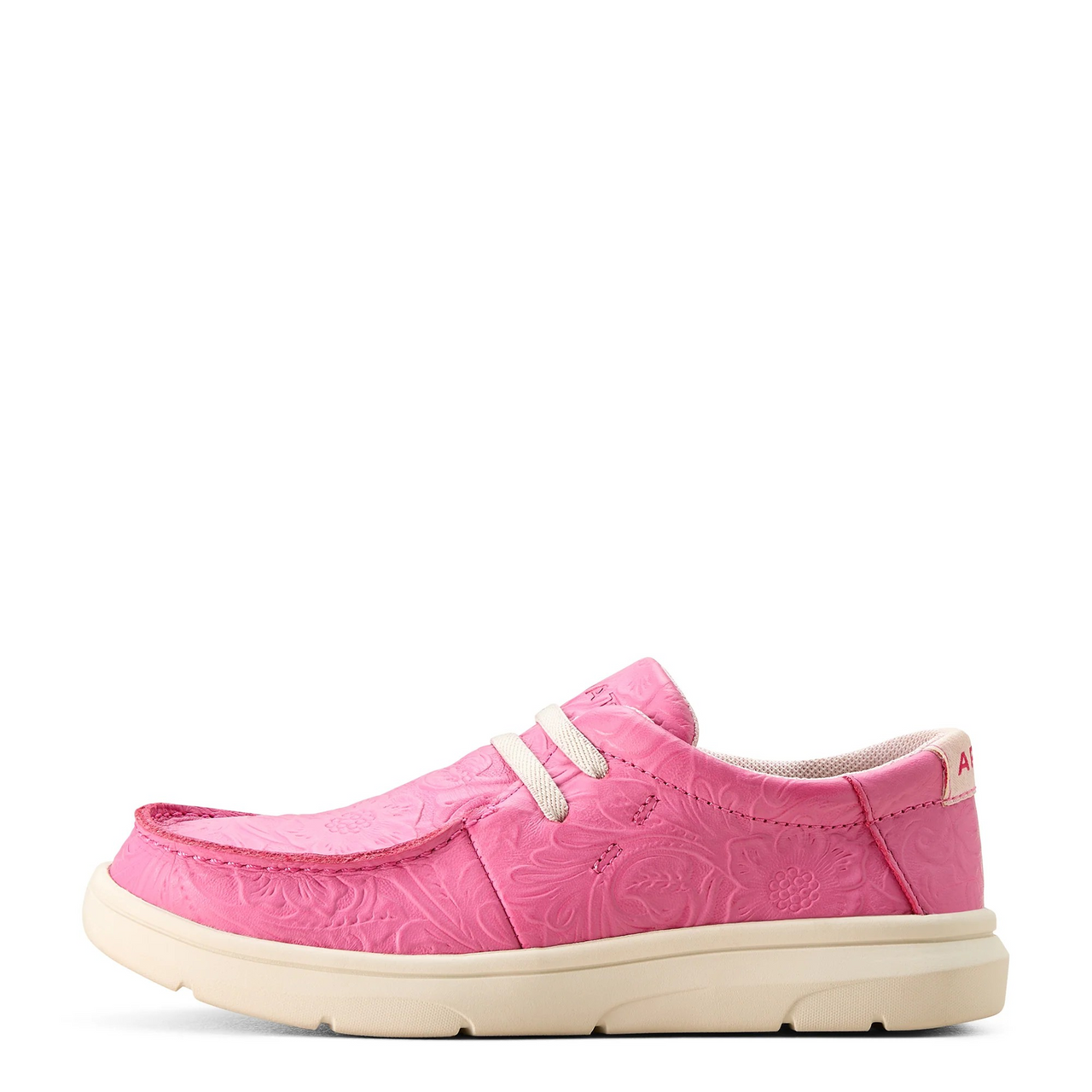 Ariat Youth Hilo Shoes - Hot Pink Floral Embossed