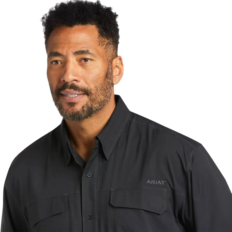Ariat  Men's Venttek Outbound Classic Long Sleeve Shirt - Black