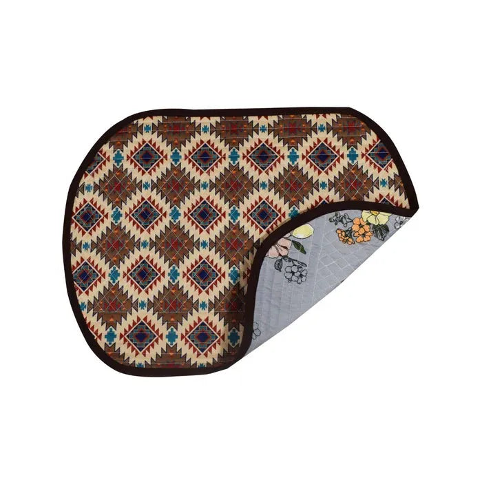 El Paso Reversible Quilted Table Mat- Design 6