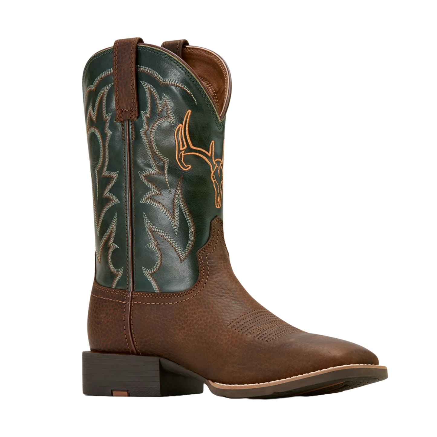 Ariat Men's Sport Outdoor Cowboy Boot- Brown Oiled Rowdy