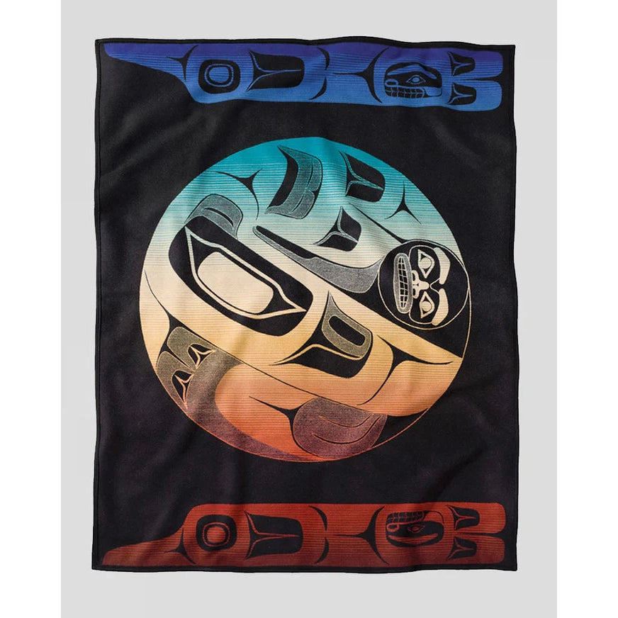 The College Fund Jacquard Robe Raven Box of Knowledge - Orange / Twin