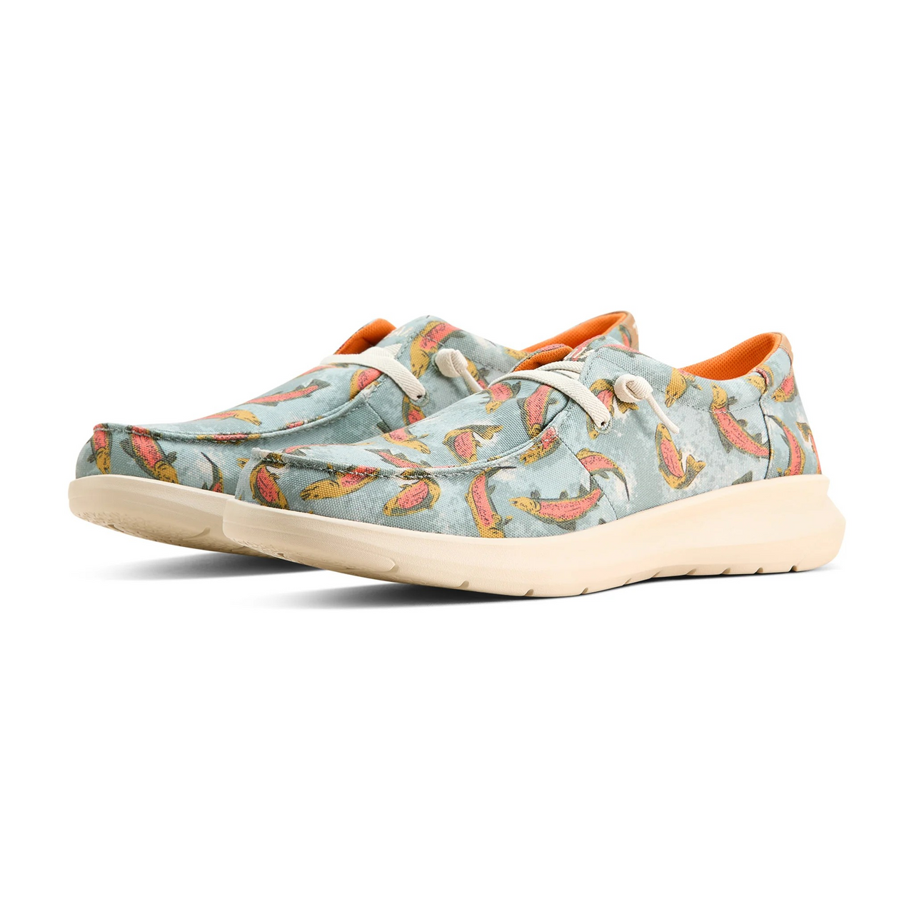 Ariat Men's Hilo Shoes - Olive Rainbow Trout