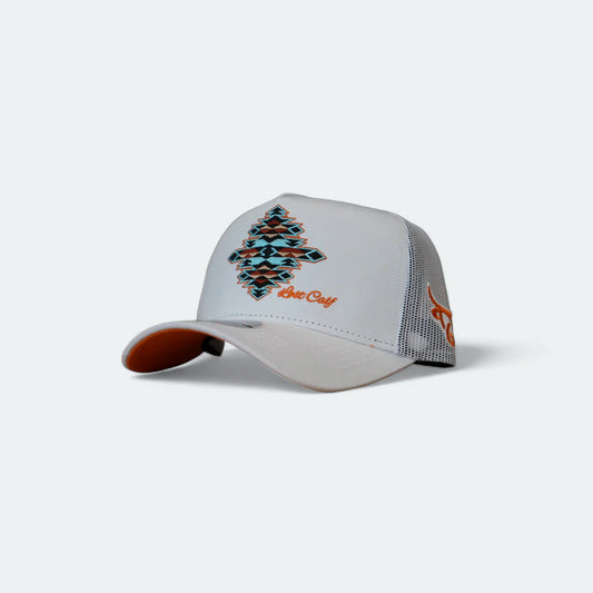 Lost Calf-Gem White 5 Panel Curve