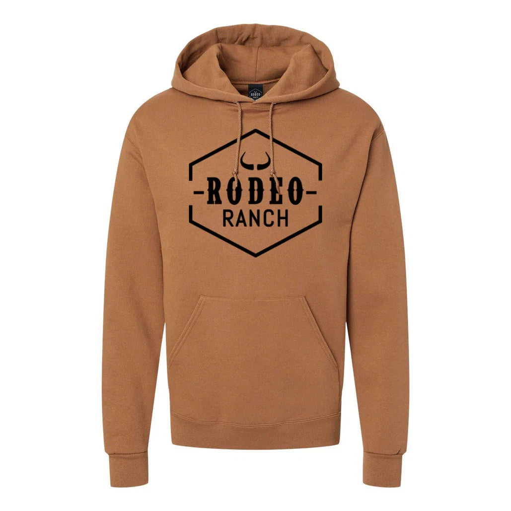 Rodeo Ranch Retro Classic Logo Hoodie - Golden Pecan