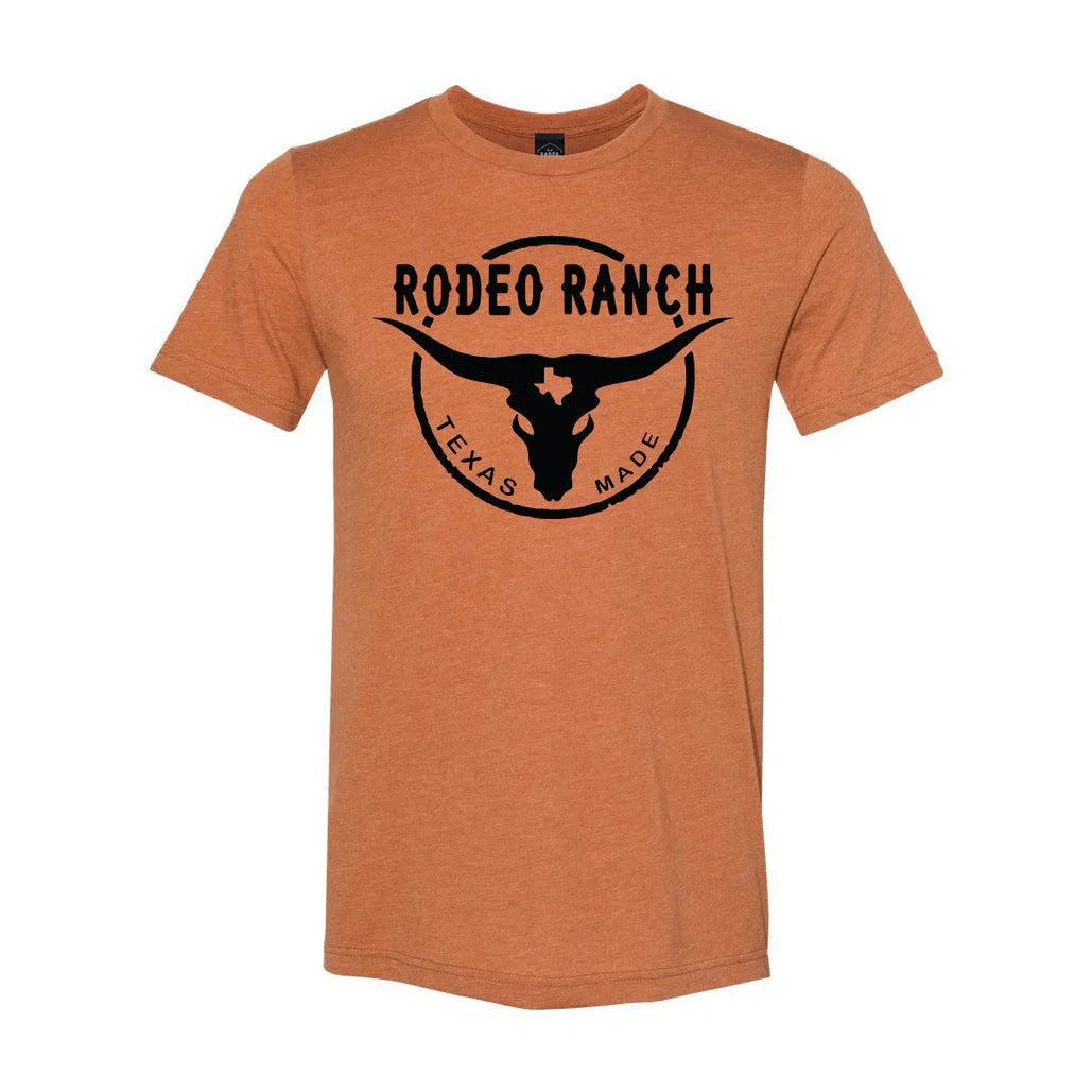 Rodeo Ranch Retro Texas Made Short Sleeve Shirt - Heather Autumn