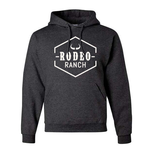 Rodeo Ranch Classic Logo Hoodie - Heather Charcoal