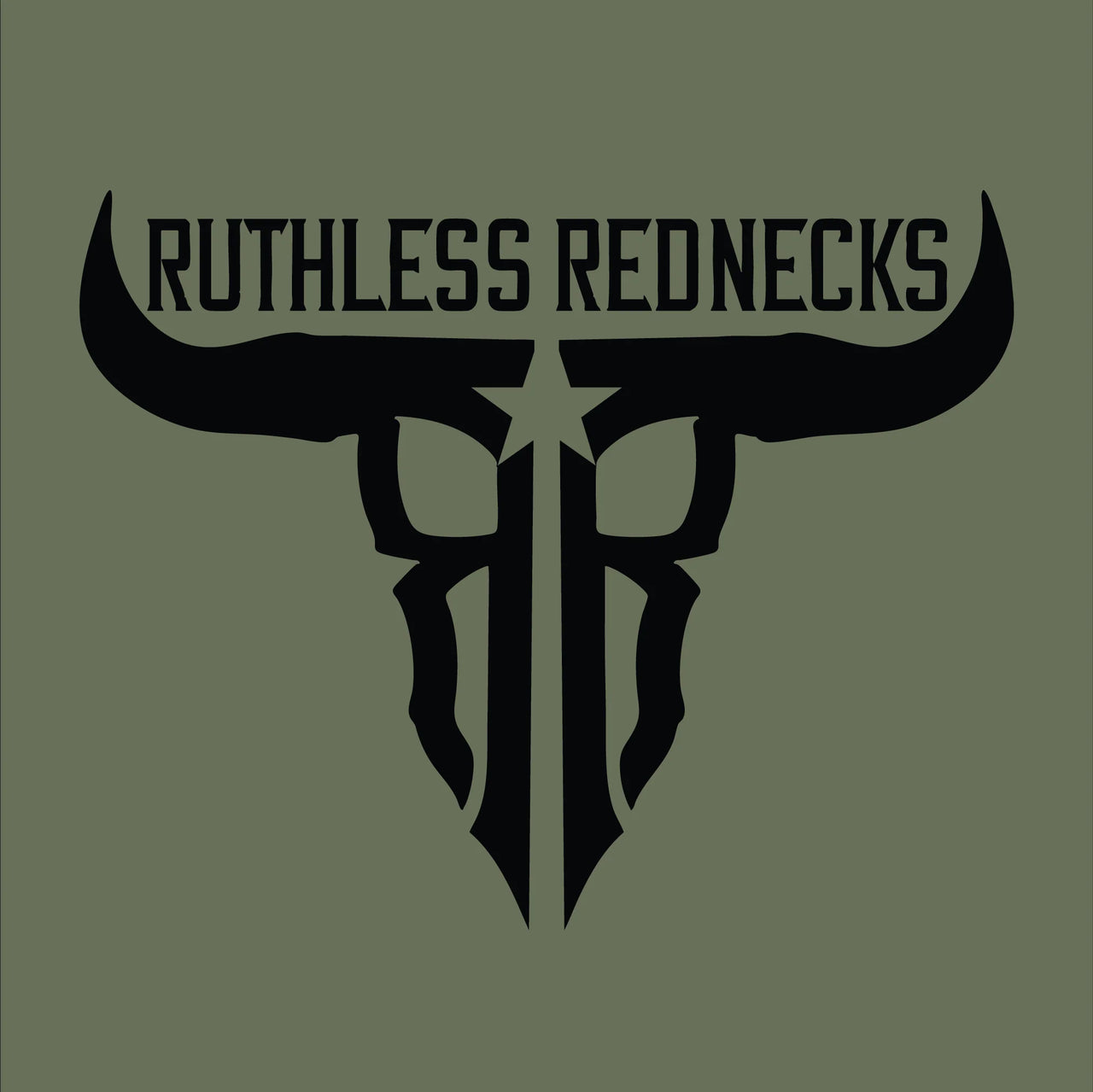 Ruthless Rednecks Raw Talent Short Sleeve Tee Shirt - Army