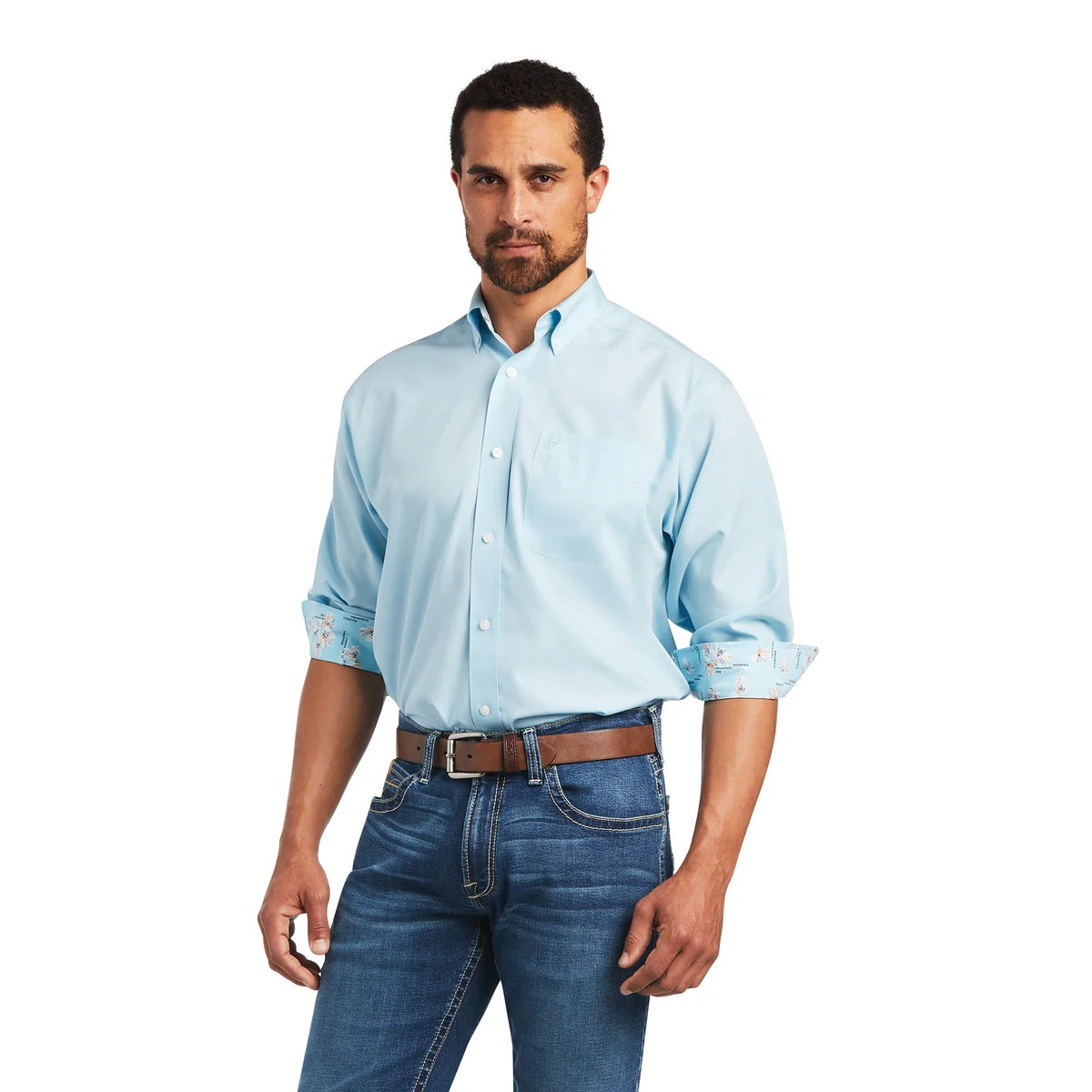 Ariat Men's WF Solid Pinpoint Oxford Classic Fit Shirt