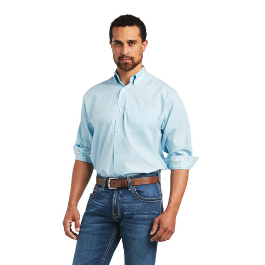 Ariat Men's WF Solid Pinpoint Oxford Classic Fit Shirt