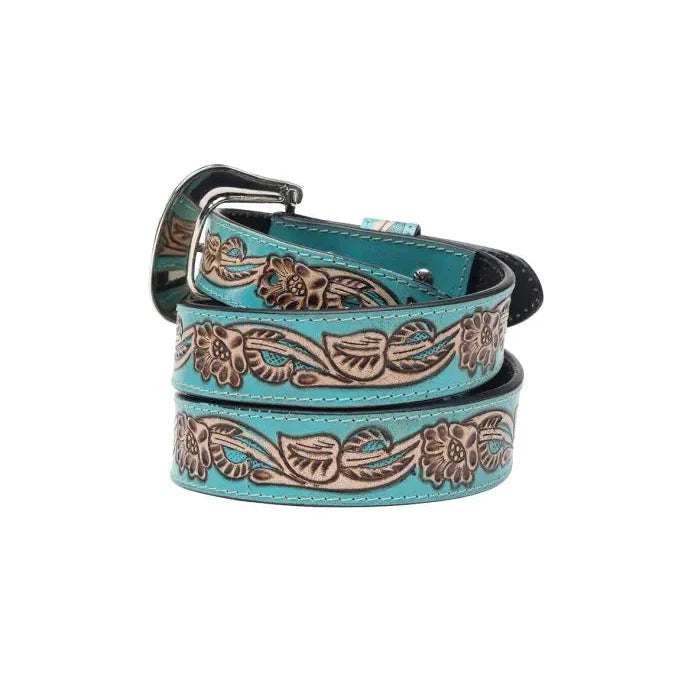 Myra Canyon Shadow Hand-Tooled Belt