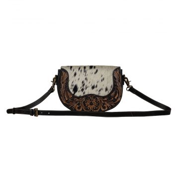 Myra Rio Swoop Bottom Hand Tooled Bag